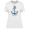 thumbnail image 1 of Cool Sailor Anchor Doodle T-Shirt Women -Image by Shutterstock, Female Large, 1 of 2