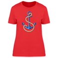 thumbnail image 1 of Cool Sailor Anchor Doodle T-Shirt Women -Image by Shutterstock, Female Small, 1 of 2
