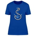 thumbnail image 1 of Cool Sailor Anchor Doodle T-Shirt Women -Image by Shutterstock, Female Small, 1 of 2