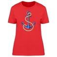thumbnail image 1 of Cool Sailor Anchor Doodle T-Shirt Women -Image by Shutterstock, Female x-Large, 1 of 2