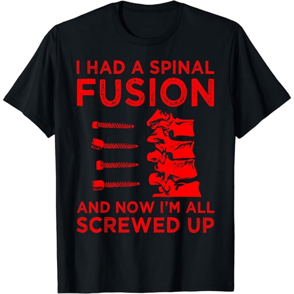 Cool Scoliosis Spinal Fusion Gift Back Surgery Recovery Gift T-Shirt