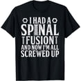 thumbnail image 1 of Cool Scoliosis Spinal Fusion Gift Back Surgery Recovery Gift T-Shirt, 1 of 4