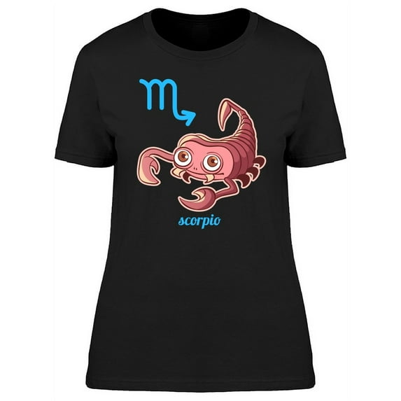 Cool Scorpio Scorpion T-Shirt Women -Image by Shutterstock, Female Large