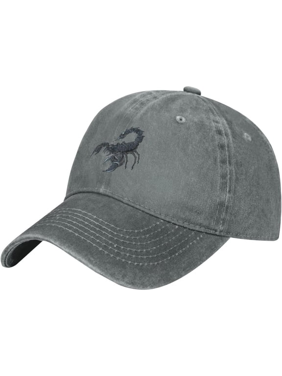 Cool Scorpion Baseball Cap for Men Women Hats Adjustable Vintage Cowboy Hat Dad Caps