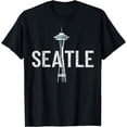 thumbnail image 1 of Cool Seattle Space Needle Traveler Souvenir Washington Sign T-Shirt, 1 of 4