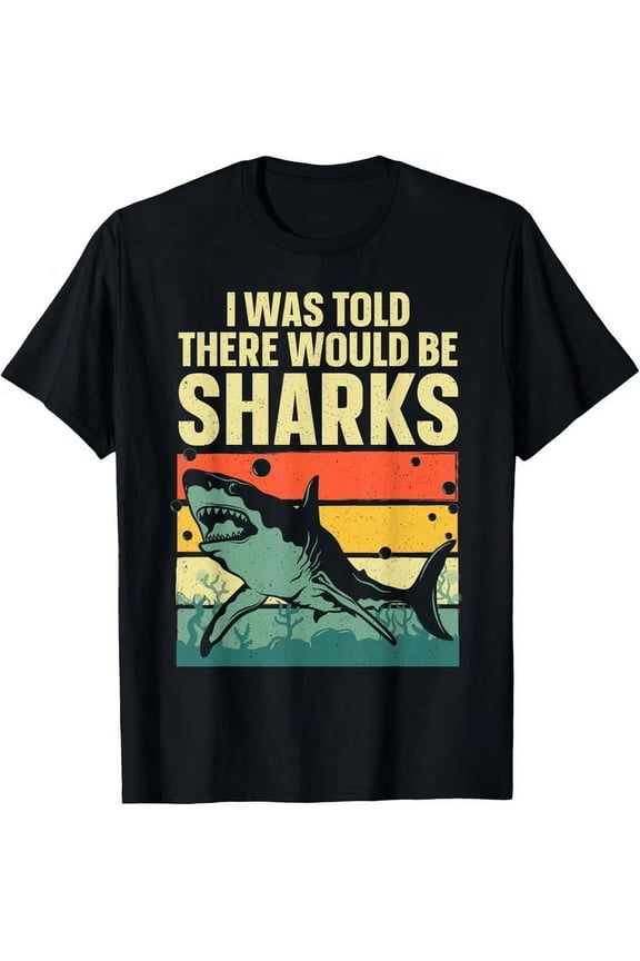 Cool Shark Design For Men Women Shark Lover Gift T-Shirt Unisex S-5XL Hot Trending Shirt Birthday Gift