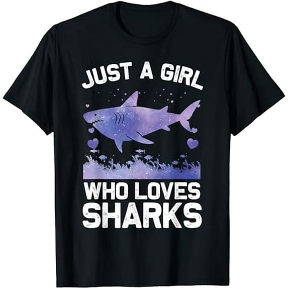 Cool Shark For Women Girls Kids Shark Whale Shark Lover T-Shirt