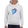 thumbnail image 1 of Cool Shark W Jetpack Hoodie Juniors -Image by Shutterstock,  Small, 1 of 4
