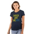thumbnail image 1 of Cool Shock and Awesome Attitude Womens Fitted Plus Size Graphic Tee Brisco Brands 2X, 1 of 5