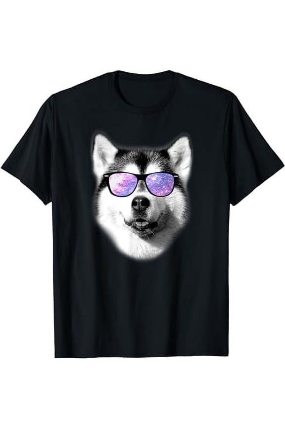 Cool Siberian Husky T Shirt Gift for Men Women Boys & Girls