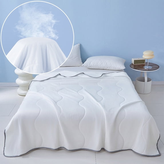 Cool Silk Summer Quilt 150*200Cm,Summer Quilt*1,Lightweight and Breathable Watermelon Quilt: Guaranteeing Your Good Sleep All Summer Long