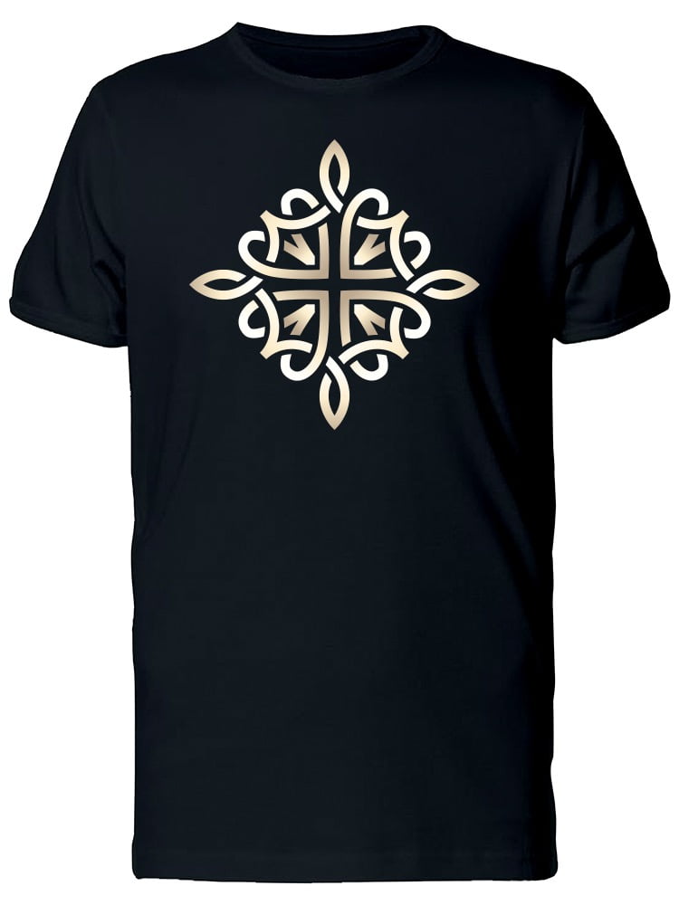 Cool Silver Snowflake Pattern T-Shirt Men -Image by Shutterstock, Male ...