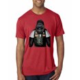 thumbnail image 1 of Cool Silverback Gorilla with Sunglasses and Biker Vest | Mens Animal Lover Premium Tri Blend T-Shirt, Vintage Red, Small, 1 of 3