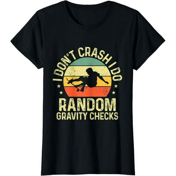 Cool Skateboard Art Vintage Graphic Men's Black T-shirt Short Sleeve Tee