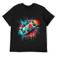 thumbnail image 1 of Cool Skateboarder Art For Skateboard Skateboarding Mens T-Shirt Black XL, 1 of 5