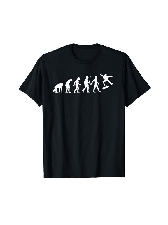Cool Skateboarding For Men Women Skateboard Evolution Skater T-Shirt