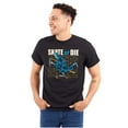 thumbnail image 1 of Cool Skeleton Reaper Skate or Die Men's Graphic T Shirt Tees Brisco Brands S, 1 of 6