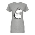 thumbnail image 1 of Cool Sketch Of A Hamster Shaped Tee Women's -Image by Shutterstock, 1 of 2