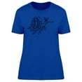 thumbnail image 1 of Cool Sketch Of A Rose T-Shirt Women -Image by Shutterstock, Female x-Large, 1 of 2