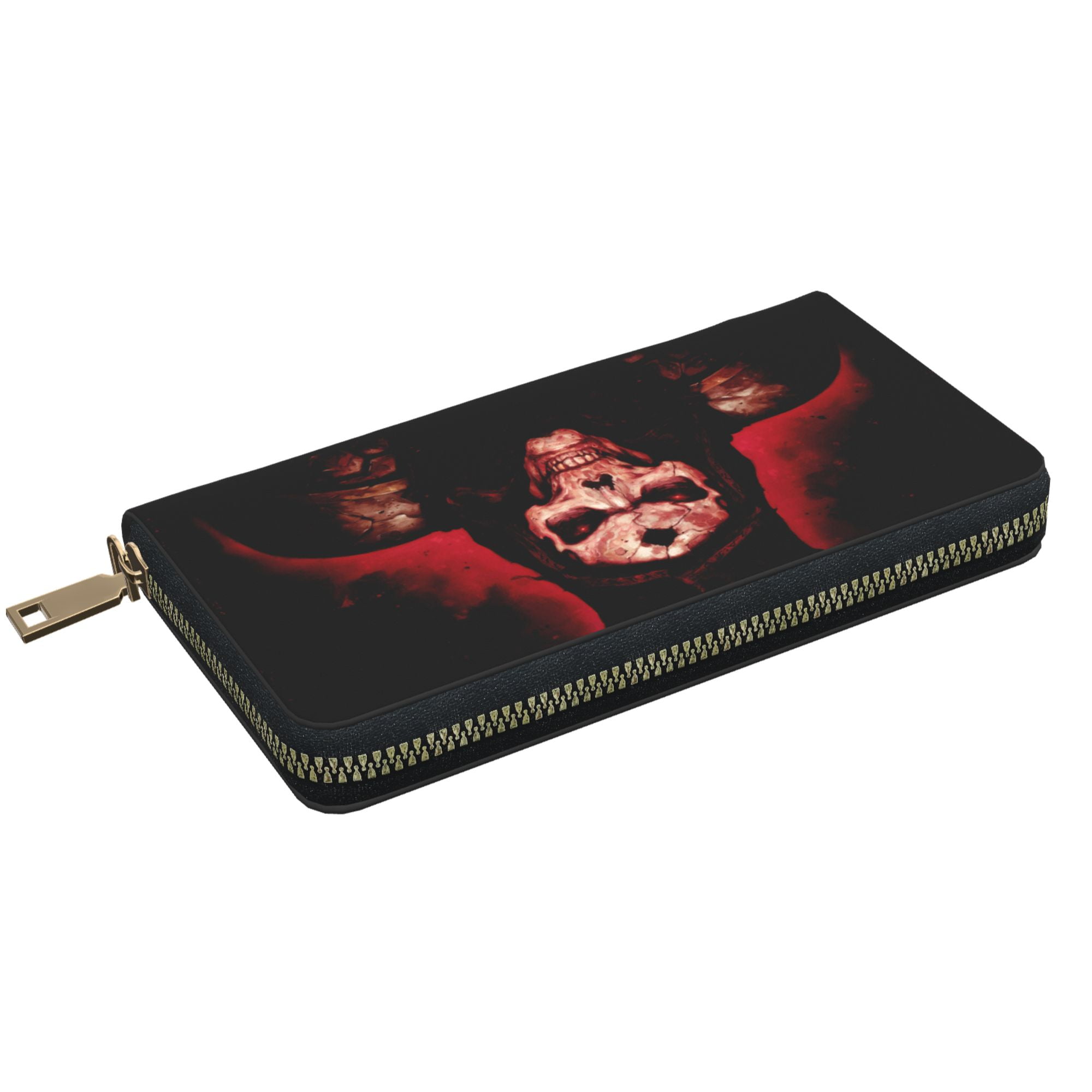 INSTANTARTS Marijuana Leaf Print Wallet Clutch – PU Leather Zipper Purse For Cards, Cash & Phone