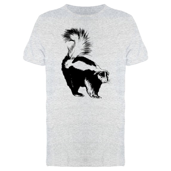 Cool Skunk Sketch Tee Men's -Image by Shutterstock