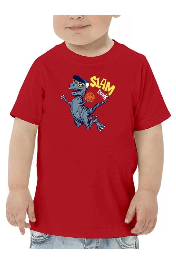 Cool Slam Dunkink Dino T-Shirt Toddler -Image by Shutterstock,  3 Toddler