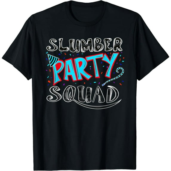 Cool Slumber Party Squad | Funny Sleepover Pajama Group Gift T-Shirt