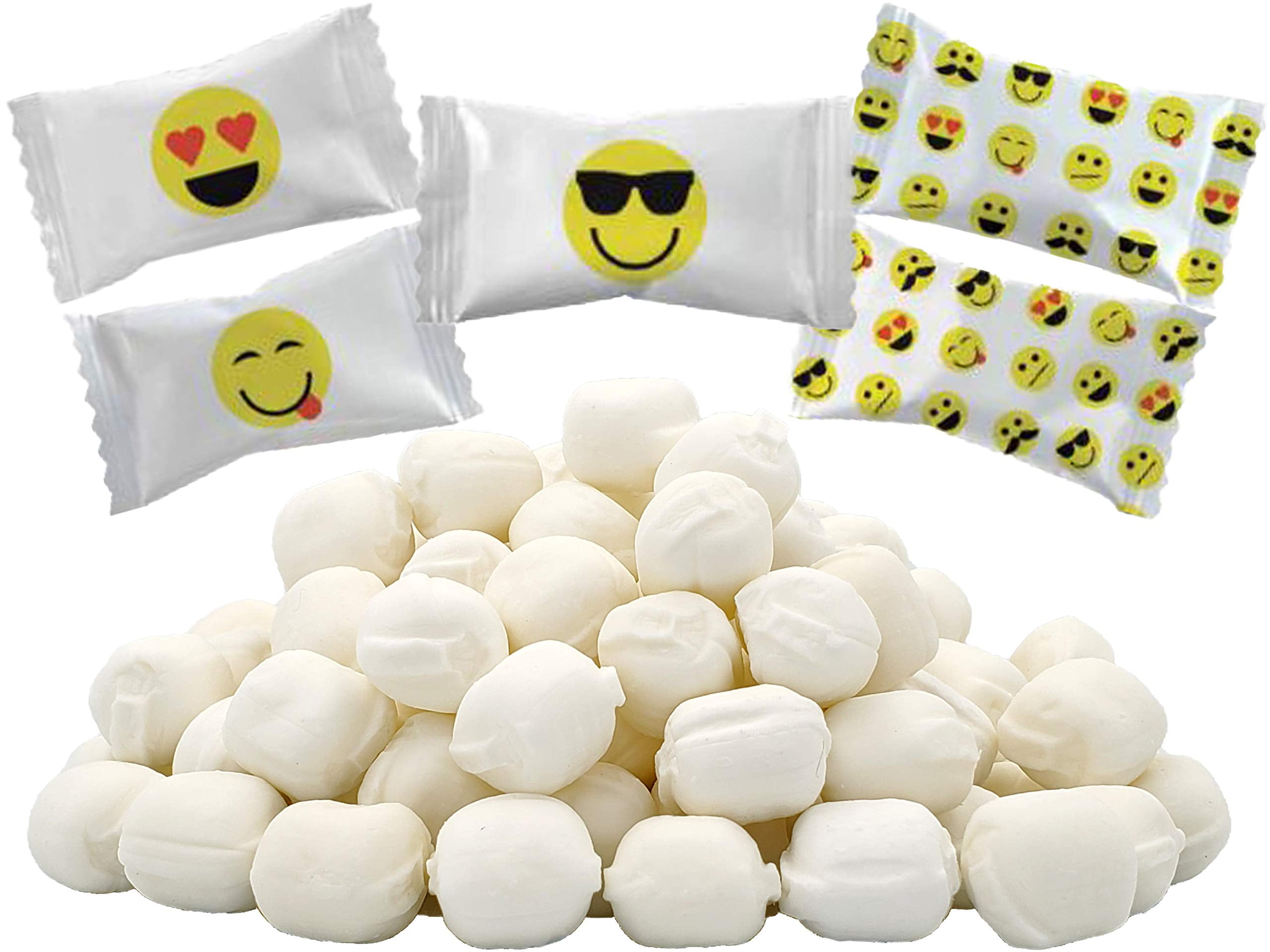 Cool Smile Emoji Buttermints, Mint Candies, After Dinner Mints, Butter Mint Candy, FatFree