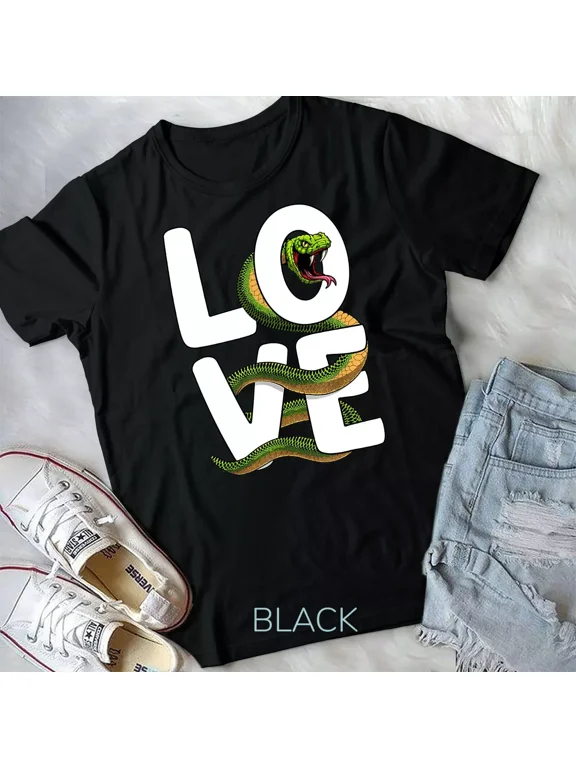 Cool Snake For Men Women Herpetology Rattlesnake Ball Python Unisex T-shirt