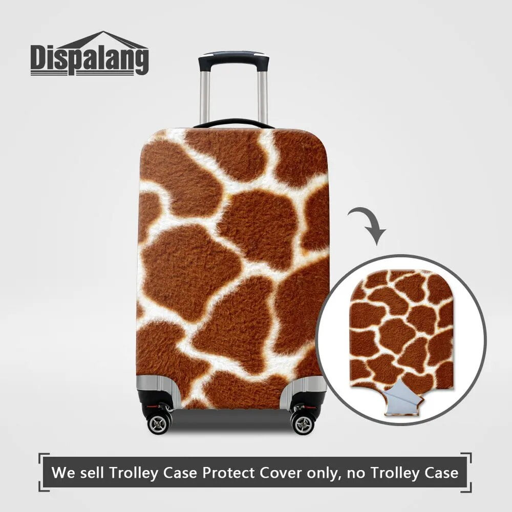 Cool Snake Leopard Skin Luggage Protect Cover For 1832h Women Men New