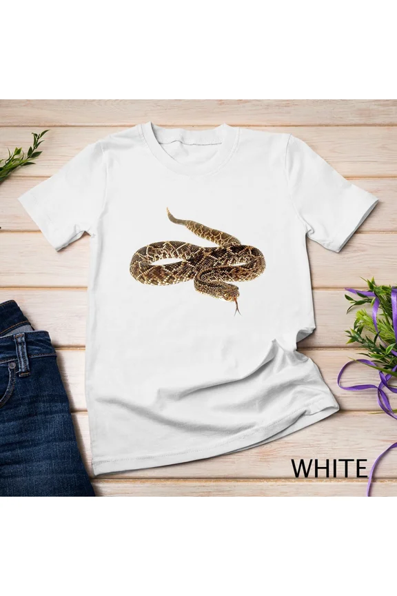Cool Snake Rattlesnake Boa Python Reptile Lover Wildlife Unisex T-Shirt, up to size 5XL