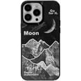 thumbnail image 1 of Cool Snow Mountain Moon Soft Phone Case Compatible with iPhone Case (Black,iPhone 15), 1 of 6