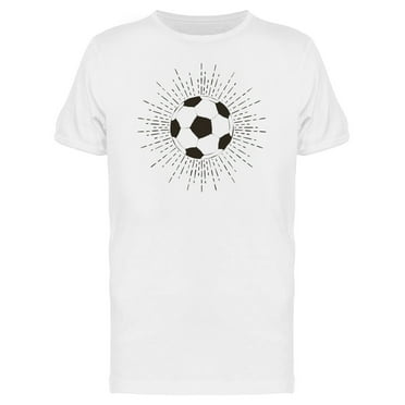 Cool Soccer Ball Doodle Cartoon T-Shirt Men -Image by Shutterstock, Male Small