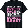 thumbnail image 1 of Cool Soccer For Women Teen Girls Soccer Lover Player Sports T-Shirt, 1 of 3