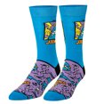 thumbnail image 1 of Cool  Socks, 70's Classic Movies Theme Fun Socks for Men, Jaws Shark Fun Print, 1 of 6