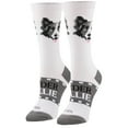 thumbnail image 1 of Cool Socks Border Collie Fun Print Novelty Crew Socks for Women, Size 5-10, 1 of 6