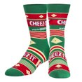 thumbnail image 1 of Cool Socks, Cheez It White Cheddar, Mens Womens Crew, Funny Graphic Print, Large, 1 of 6