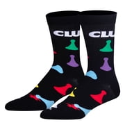 Cool Socks Clue Socks, Board Game Novelty Socks for Men, Funny, Large