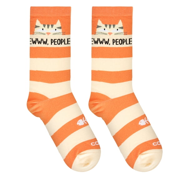 Cool Socks, Colorful Funny & Cute Novelty Socks for Women, Eww People Cats