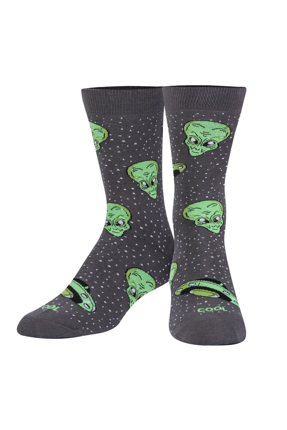 , Come In Peace Alien, Mens Womens Crew, Funny Graphic Print, Large