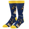 thumbnail image 1 of Cool Socks Lawyer Fun Print Novelty Crew Socks for Men, 1 of 6