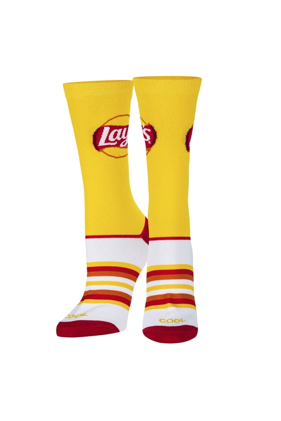 , Lays Potato Chips Logo, Women's Funny Crew Socks