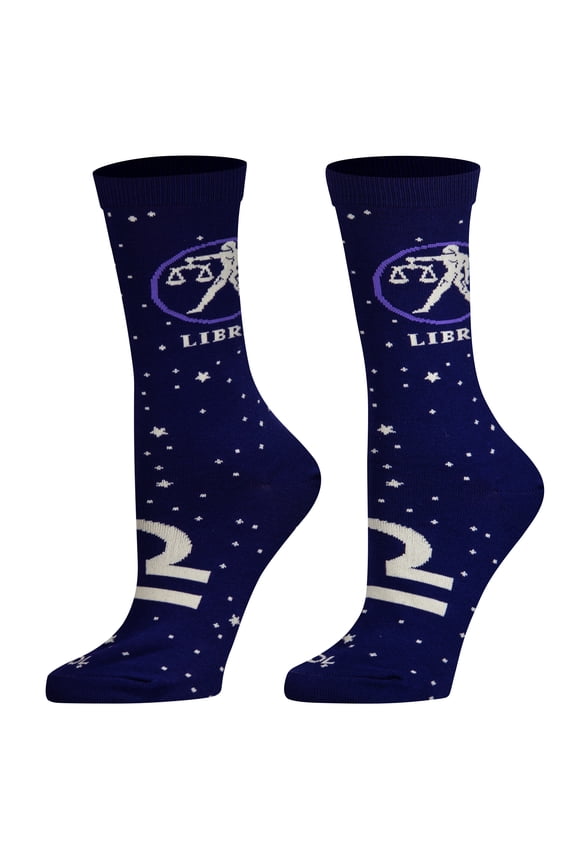 , Libra Zodiac Sign Fun Astrology Gifts for Women, Crew Length, Adult