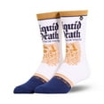 thumbnail image 1 of Cool Socks – Liquid Death Mountain Water Crew Socks – Size Large for Men & Women – Alpine Skull-Can, 1 of 4