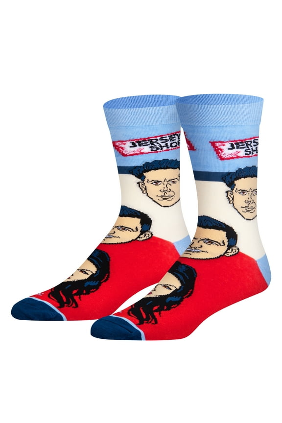 Cool Socks, Men's Funny Graphic Novelty Sock, MTV Jersey Shore Show, Adult Large