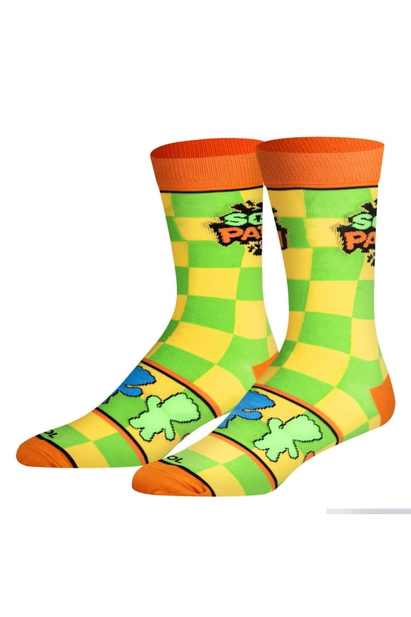 , Men's Funny Graphic Novelty Sock, Sour Patch Kids Candy, Adult Large