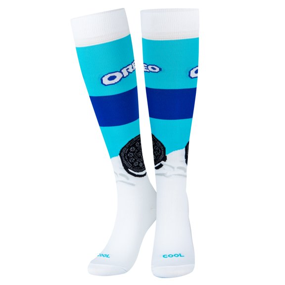 Cool Socks Men’s Knee High Compression Socks – Oreo Cookies Print – Comfortable Support & Fun Gift