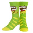 thumbnail image 1 of Cool Socks Novelty Crew Socks Men's Women's, Pringles Sour Cream Fuzzy, Graphic Print, Large, 1 of 6