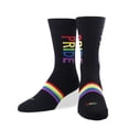 thumbnail image 1 of Cool Socks Novelty Crew Socks Men's Women's, Rainbow Pride, Graphic Print, Large, 1 of 2