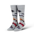 thumbnail image 1 of Cool Socks Novelty Crew Socks Men's Women's, TV Classic Cars, Graphic Print, Large, 1 of 2